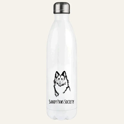 Thermosflasche mit Schäferhund-Motiv, Handgezeichnet, Altdeutscher