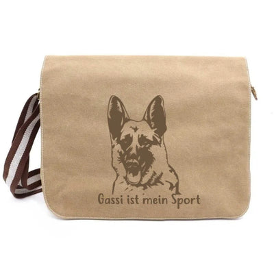 Messenger Bag mit Schäferhund-Motiv, Motiv 2