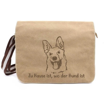 Messenger Bag mit Schäferhund-Motiv, Motiv 1