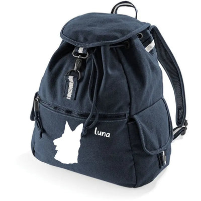 Canvas-Rucksack mit Schäferhund-Motiv, Motiv 2