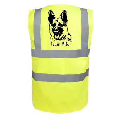 Classic Warnweste mit Schäferhund-Motiv, Motiv 2