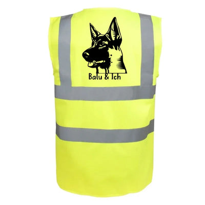 Classic Warnweste mit Schäferhund-Motiv, Motiv 4