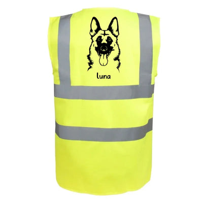 Classic Warnweste mit Schäferhund-Motiv, Motiv 5