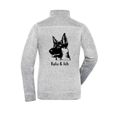 Fleecejacke mit Schäferhund-Motiv, Motiv 4