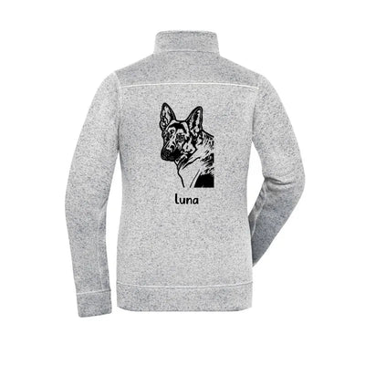 Fleecejacke mit Schäferhund-Motiv, Motiv 7