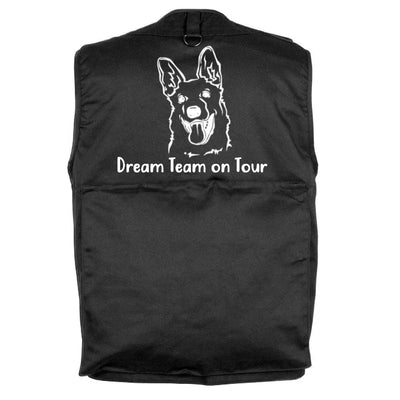 Hundesportweste mit Schäferhund-Motiv, Motiv 1