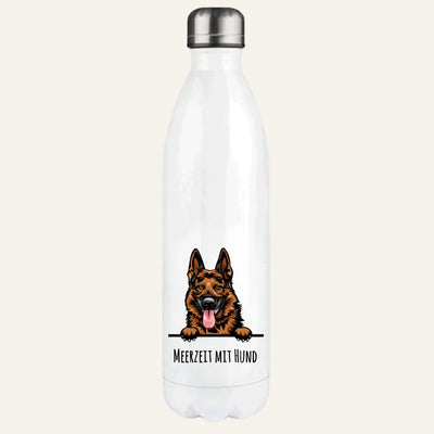 Thermosflasche mit Schäferhund-Motiv, Stilporträt, Motiv 2