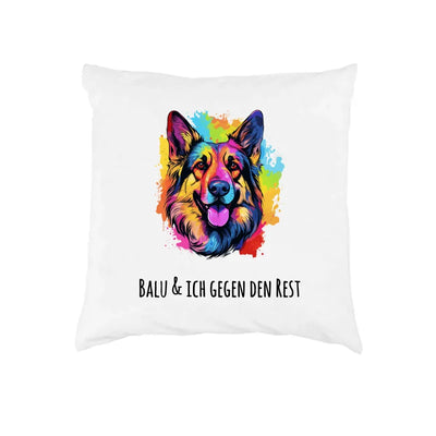 Kissen mit Schäferhund-Motiv