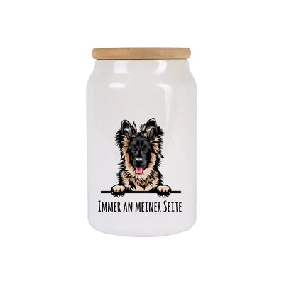 Leckerlidose mit Schäferhund-Motiv, Stilporträt, Motiv 3