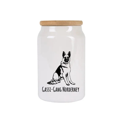 Leckerlidose mit Schäferhund-Motiv, Handgezeichnet, Motiv 3