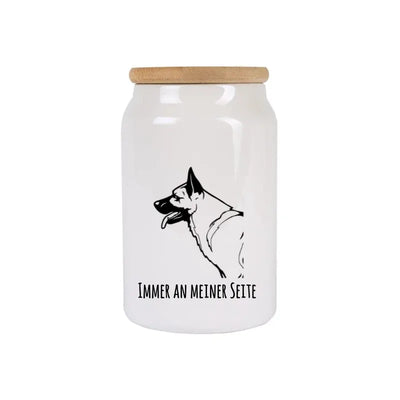 Leckerlidose mit Schäferhund-Motiv, Handgezeichnet, Motiv 6
