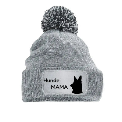 Bommelmütze Hunde-Mama/-Papa mit Schäferhund-Motiv, Motiv 2