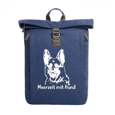 Rolltop-Rucksack mit Schäferhund-Motiv, Motiv 2