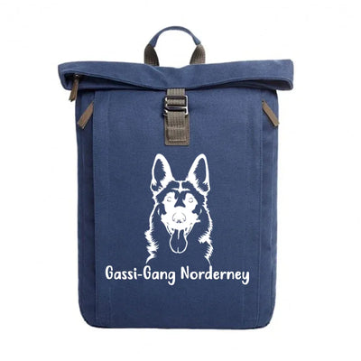 Rolltop-Rucksack mit Schäferhund-Motiv, Motiv 5