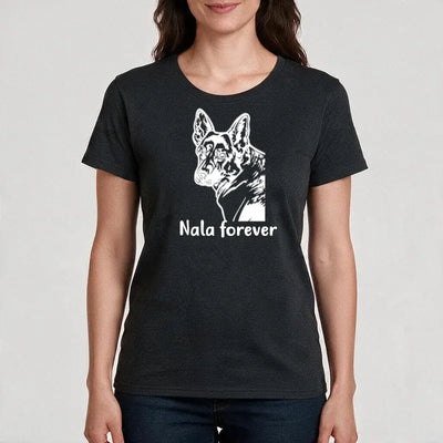 Premium T-Shirt mit Schäferhund-Motiv, Motiv 7