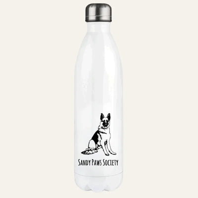 Thermosflasche mit Schäferhund-Motiv, Handgezeichnet, Motiv 3
