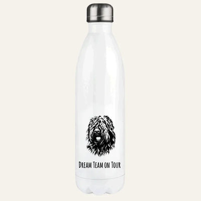 Thermosflasche mit Schwarzer Russischer Terrier-Motiv