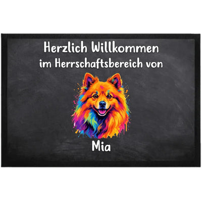 Fußmatte Herrschaftsbereich mit Spitz-Motiv