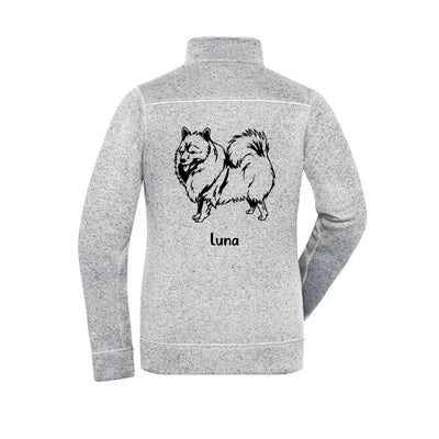 Fleecejacke mit Spitz-Motiv