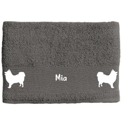 Hunde-Handtuch mit Spitz-Motiv, Kleinspitz
