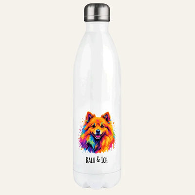 Thermosflasche mit Spitz-Motiv, Pop Art