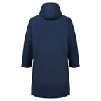 Wetterfester Gassi-Mantel für Hundebesitzer mit Oversize-Schnitt, Rückansicht ohne Personalisierung in Farbe navy