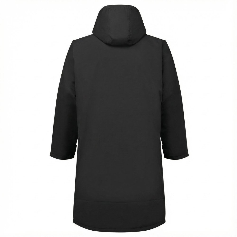 Wetterfester Gassi-Mantel für Hundebesitzer mit Oversize-Schnitt, Rückansicht ohne Personalisierung in Farbe navy