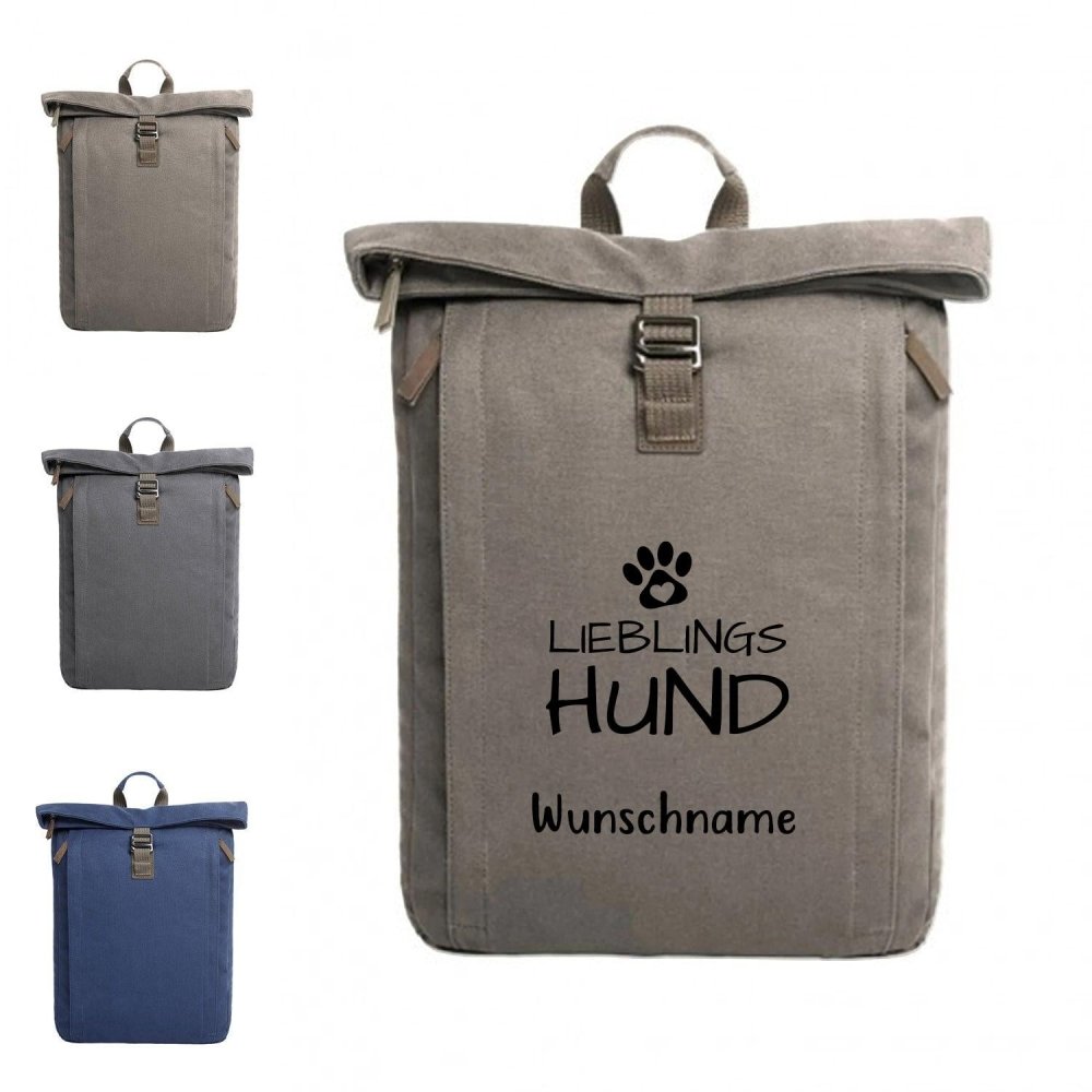 Outdoor Baumwoll Rucksack - Lieblingshund-Tierisch tolle Geschenke