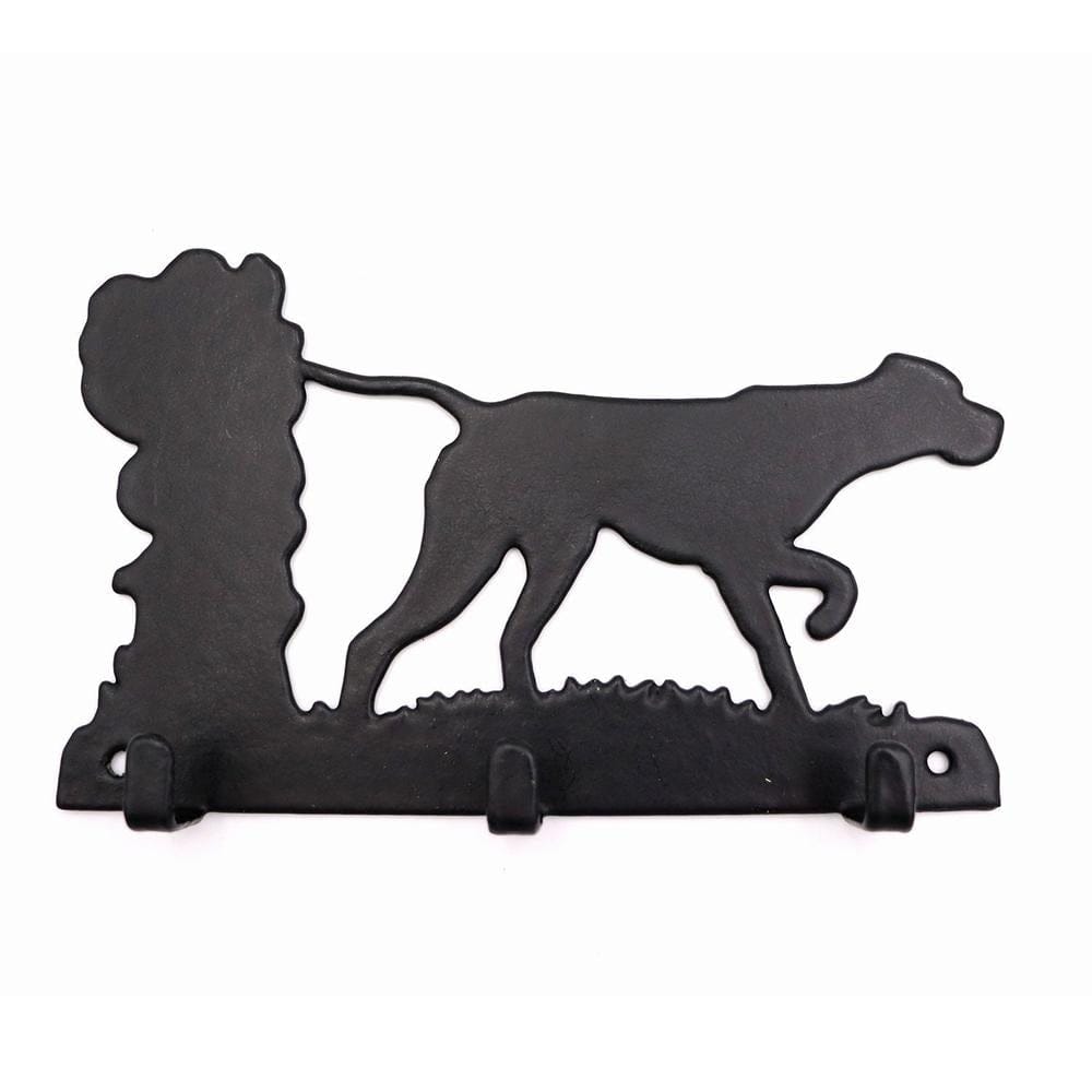 Leinengarderobe English Pointer aus Stahl mit 3 Haken