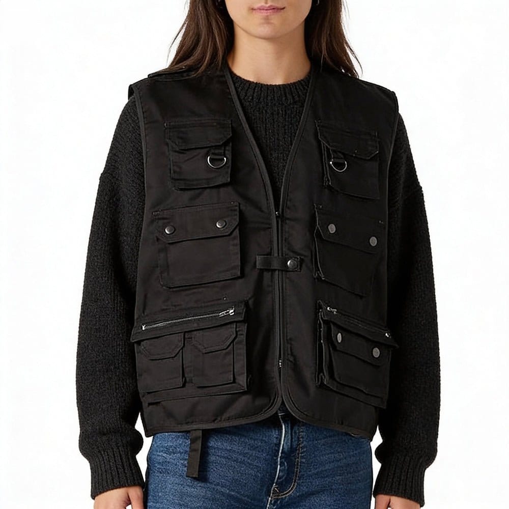 Frau mit Hundesportweste Frontansicht