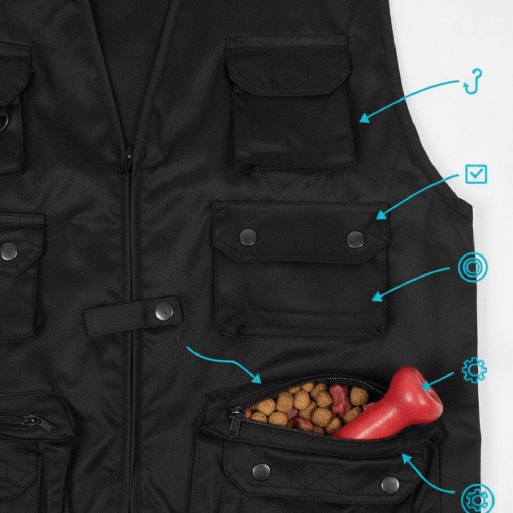 Taschen der Hundesportweste