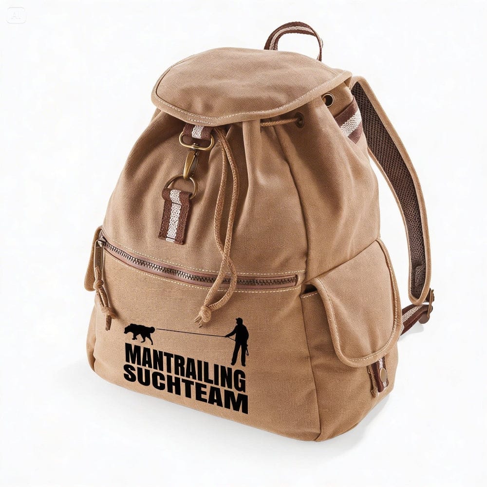 personalisierter hundesport rucksack 18 liter canvas