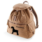 Canvas Rucksack Hunderasse: Schnauzer-Tierisch tolle Geschenke