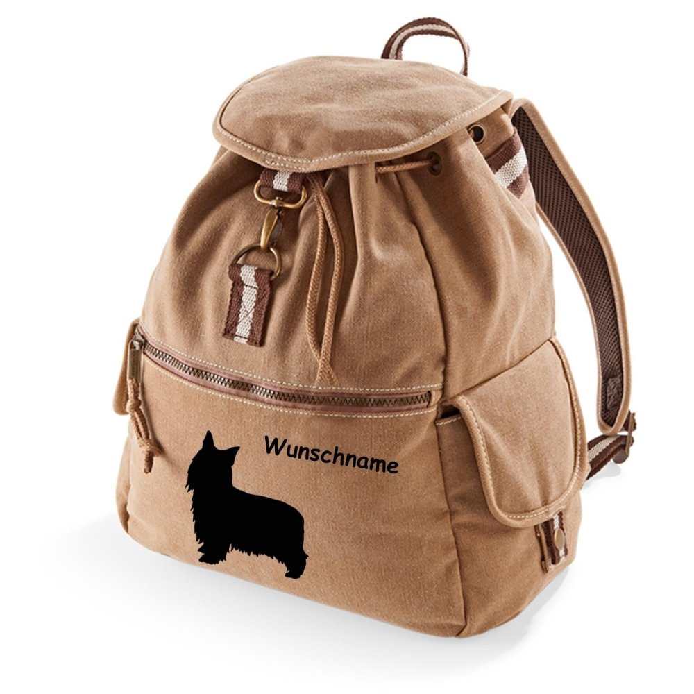 Canvas Rucksack Hunderasse: Silky Terrier-Tierisch tolle Geschenke