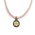 Seidenkette mit Pfote -taupe Vintage-Tierisch tolle Geschenke