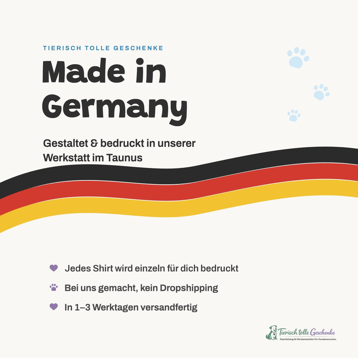 Made in Germany: gestaltet und bedruckt in der TTG-Werkstatt im Taunus