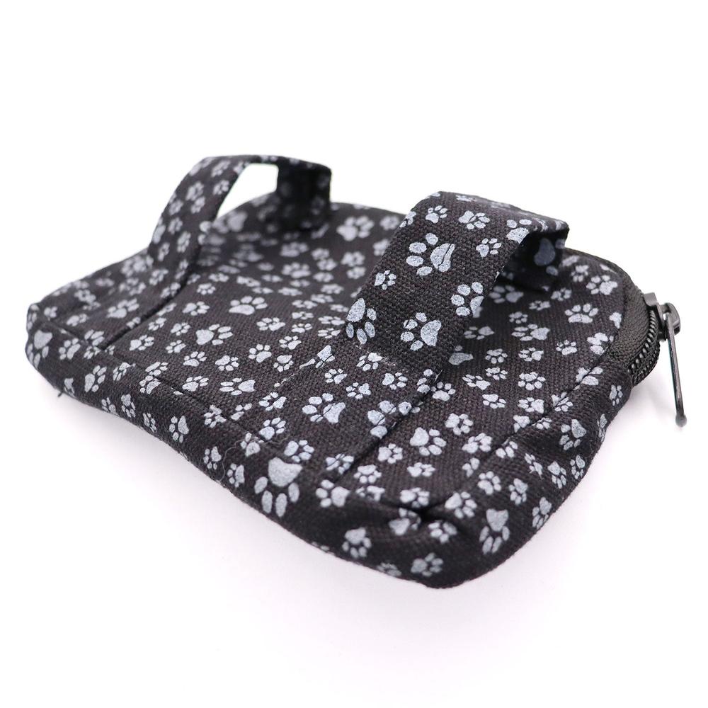 Nijens Beuteltasche groß Pfote -anthrazit- mit Gürtelschlaufe - Tierisch tolle Geschenke