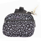 Nijens Beuteltasche groß Pfote -anthrazit- mit Gürtelschlaufe - Tierisch tolle Geschenke