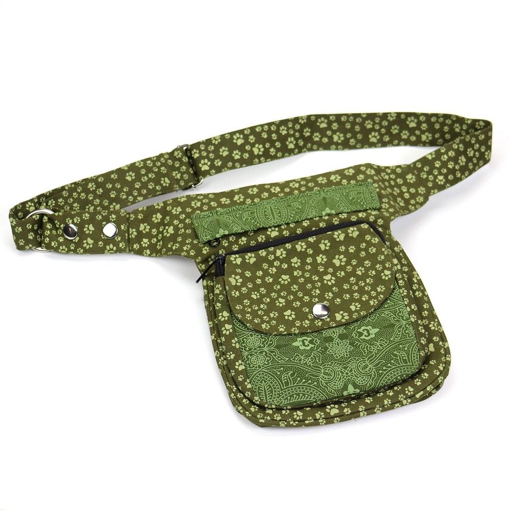 Nijens Hüfttasche Hannover - Bauchtasche Pfote -grün- - Tierisch tolle Geschenke