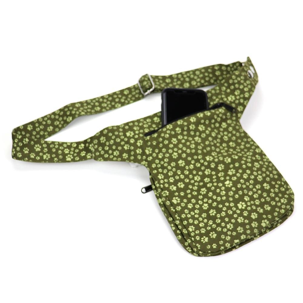 Nijens Hüfttasche Hannover - Bauchtasche Pfote -grün- - Tierisch tolle Geschenke