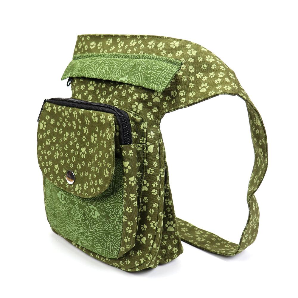 Nijens Hüfttasche Hannover - Bauchtasche Pfote -grün- - Tierisch tolle Geschenke