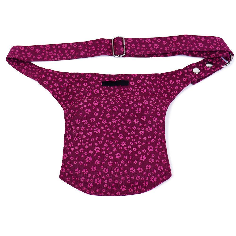 Nijens Hüfttasche Barca - Bauchtasche Pfote -bordeaux- - Tierisch tolle Geschenke