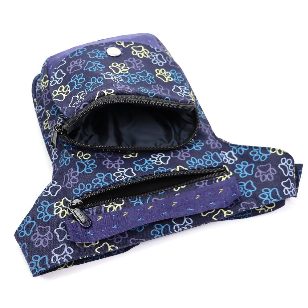 Nijens Hüfttasche Hannover - Bauchtasche Pfote -pflaume- Design - Tierisch tolle Geschenke