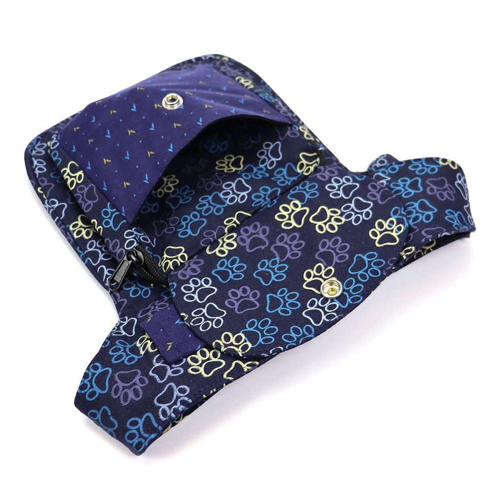 Nijens Hüfttasche Hannover - Bauchtasche Pfote -pflaume- Design - Tierisch tolle Geschenke