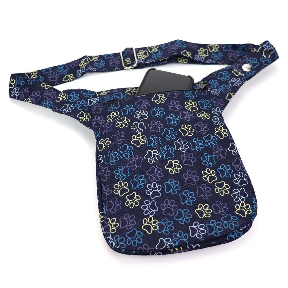 Nijens Hüfttasche Hannover - Bauchtasche Pfote -pflaume- Design - Tierisch tolle Geschenke