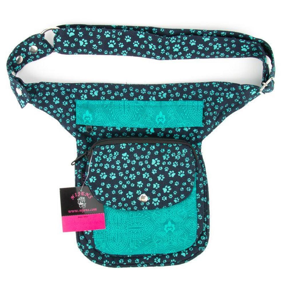 Nijens Hüfttasche Hannover Bauchtasche Pfote -türkis- - Tierisch tolle Geschenke