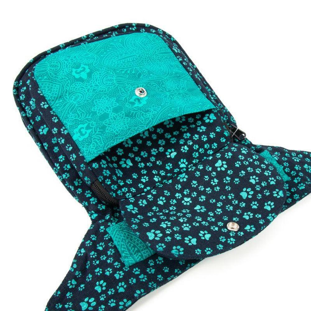 Nijens Hüfttasche Hannover Bauchtasche Pfote -türkis- - Tierisch tolle Geschenke