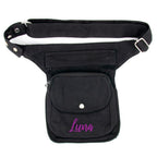 Nijens Hüfttasche Hannover - Bauchtasche -schwarz- mit Wunschname - Tierisch tolle Geschenke