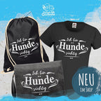 Turnbeutel Hundespruch: Hundesüchtig-Tierisch tolle Geschenke