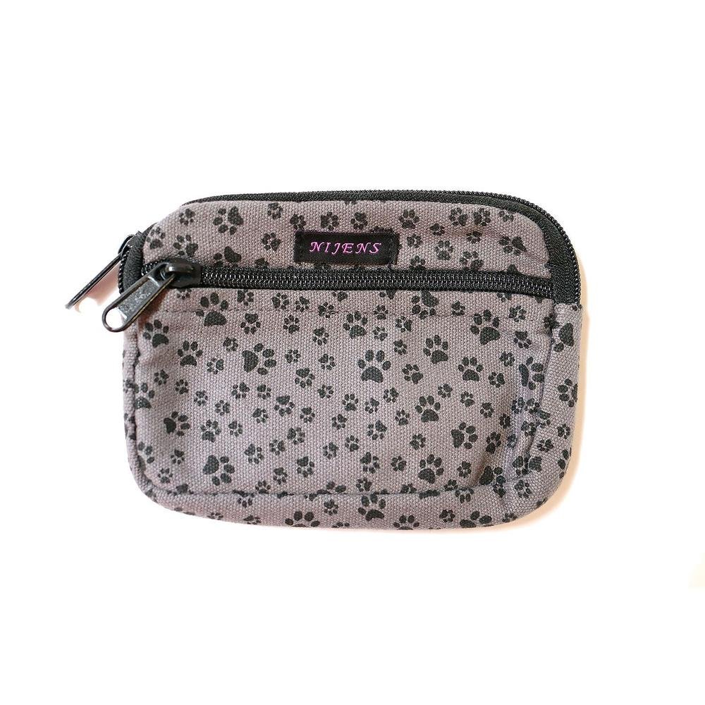 Nijens Portemonnaie groß Pfote -grau schwarz- - Tierisch tolle Geschenke